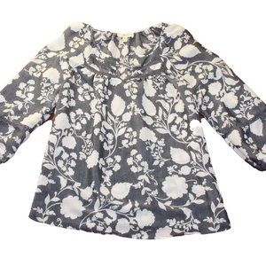 Como Blu Resort Top  Drk Grey/White   Size PS